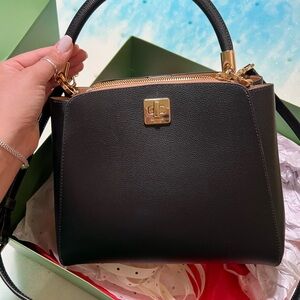 🖤 Kate Spade Phoebe, refined grained leather m top handle bag